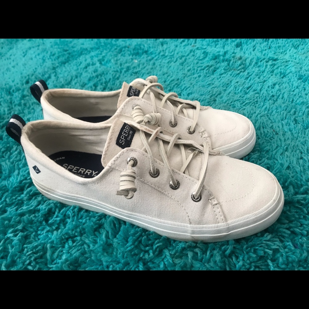 White Sperry Sneakers